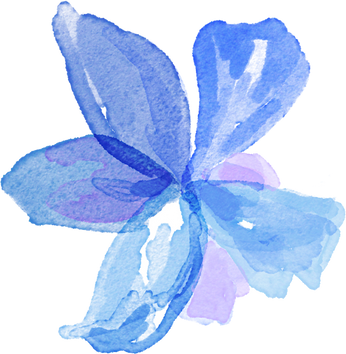 Watercolor Decorative Flower Illustration